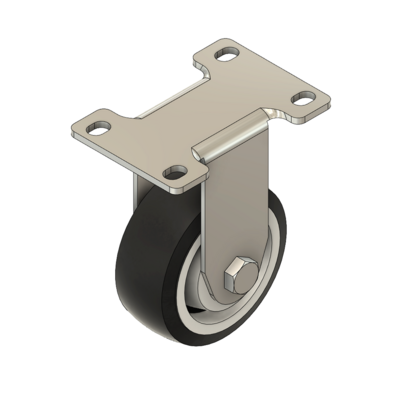 MODULAR SOLUTIONS CASTER<br>3" RIGID TOP PLATE